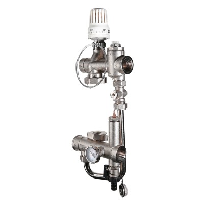 Насосно-смесительный узел "Valtec Valmix" для теплого пола без насоса, монтажная длина насоса-130мм