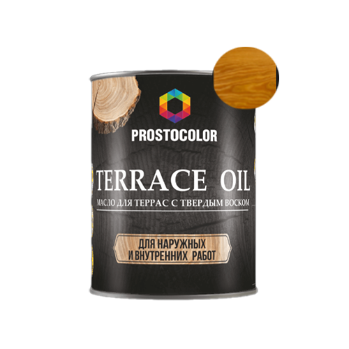 Масло для террас &quot;PROSTOCOLOR&quot;, &quot;Бук&quot;, 0,75л