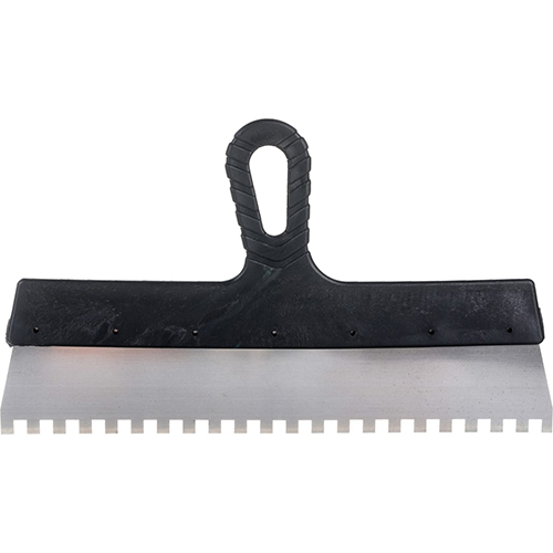 Шпатель Сибртех, нержавеющая сталь 350мм, квадратный зуб 8*8мм