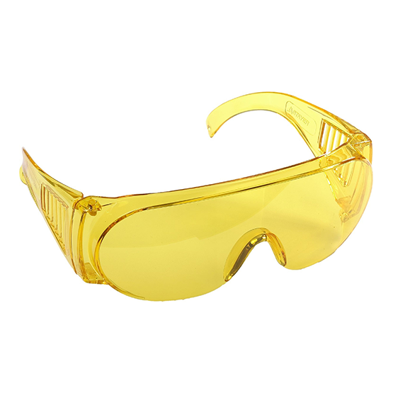 Очки "Stayer" защитные поликарбонатные, жёлтые линзы, боковая вентиляция