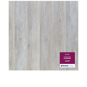 Плитка ПВХ клеевая Таркет Lounge Хаски светло-серый 914*152*3мм, 0,14м2, 15шт в упак.