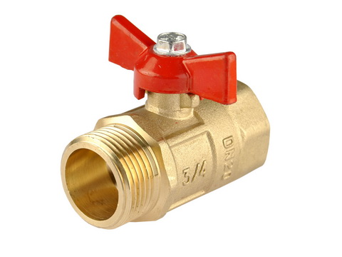 Клапан шаровый "Бабочка" M*FB 3/4в/н "Галлоп практик"