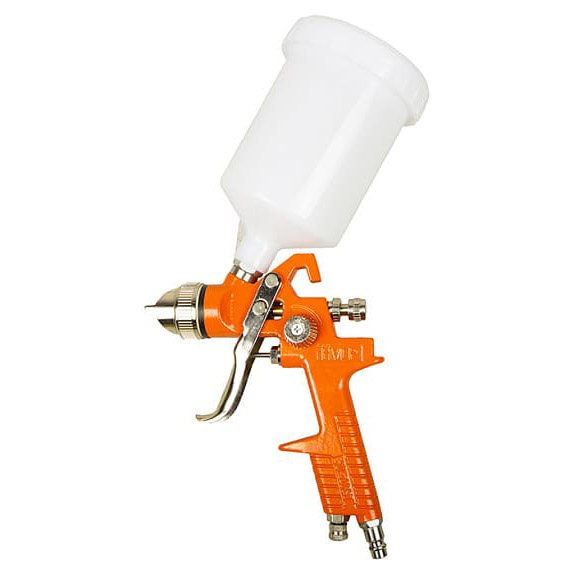 Краскопульт для компрессора Sturm! 600г HVLP верхн.бачок, d сопла 1,4 мм
