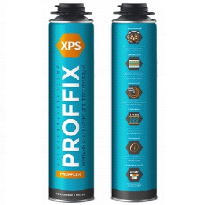 Клей-пена строительная "PROFFIX XPS", 850мл