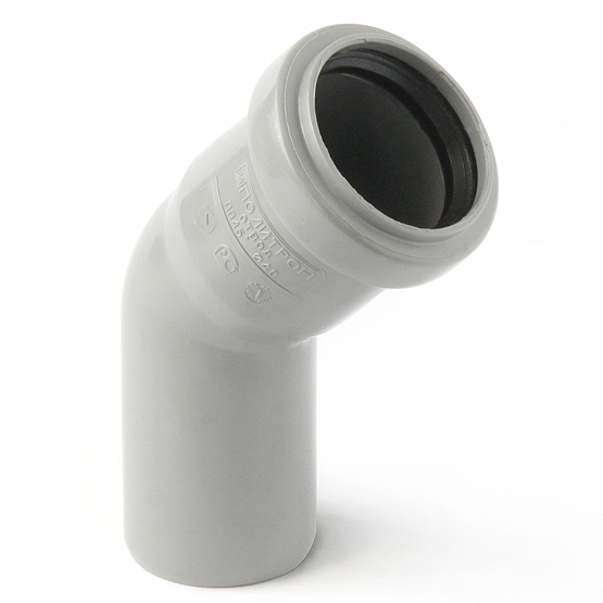 Отвод для внутренней канализации d110 45° Pro Aqua Comfort