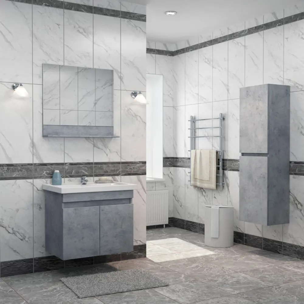 Пенал "Даллас 35" бетон светлый