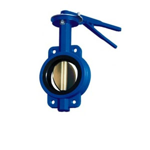 Затвор чугунный дисковый Ду100/Ру16 стяжной ручной