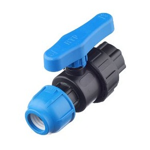 Кран компрессионный ПЭ "Флажок" 25* 3/4в