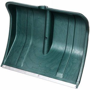 Лопата "Буран" снеговая пластиковая 560*400мм, с оцинкованной планкой d=36