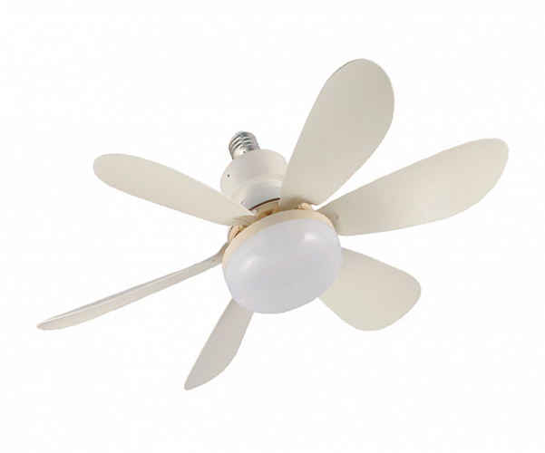 Вентилятор с подсветкой 45 Вт 3 ССТ 2700/4000/6500 K с ПУ Е27 в комплекте Фарлайт