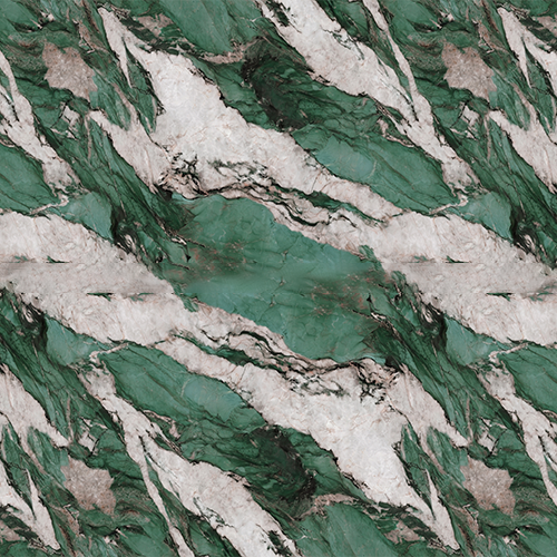 Бамбуковая панель HD печать BJX9100, 1100*2800*8мм, Изумрудный кварцит