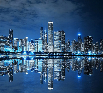 Фотопанно "Чикаго" 3000*2700мм