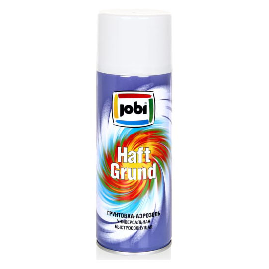 Грунтовка аэрозольная "Jobi", 520мл, белая