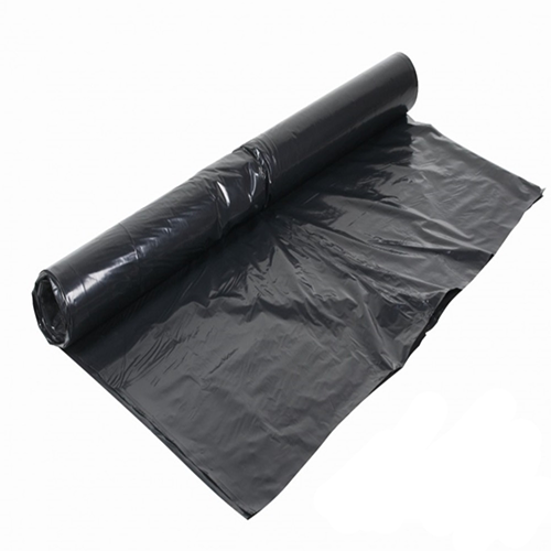 Пленка полиэтиленовая черная 80мк, рукав 1,5*10м