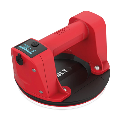 Присоска электрическая "DLT VST-70" для гладкой и рельефной плитки с автоподкачкой, d 6дюйм, грузоподъемность 120кг на отрыв, 70кг на соскальзывание