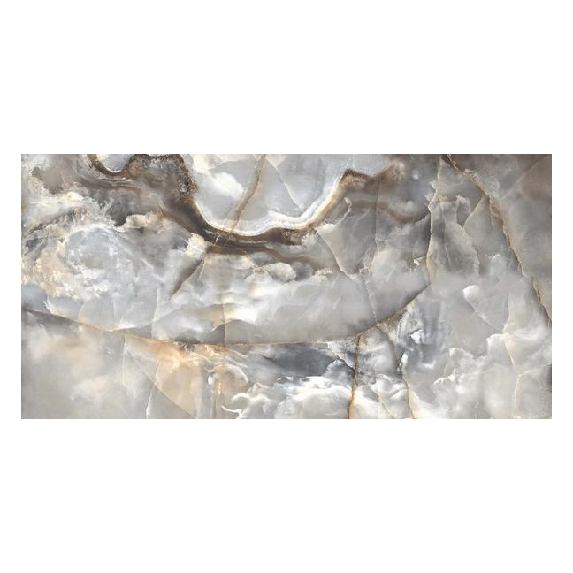 Керамогранит Honey Onyx Sky Polished оникс серый 600*1200мм, 0,72м2