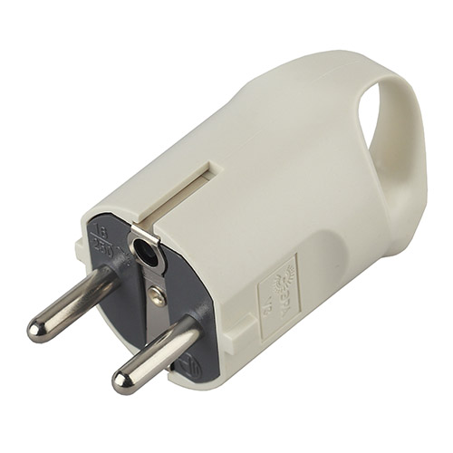 Вилка "Эра" белая, не прямой ввод, с кольцом с/з V3