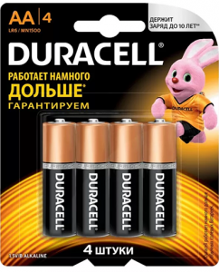 Эл.питания Duracell LR6-4BL BASIC тип: АА