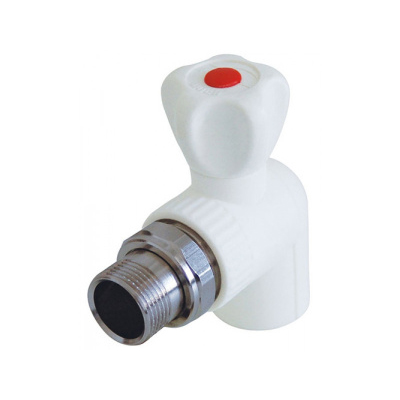 Кран "Aquattro" угловой для отопления PPR 20*1/2н