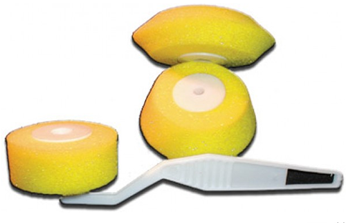 Валик угловой, поролон, желтый, набор 3 шт!!!