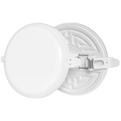 Панель "FLP" встраив. круглая светодиод. белая 12Вт+4Вт, 220В, 6500К, 1360Лм, IP20, 21*120мм, 3 режима, посадочное 55-105мм