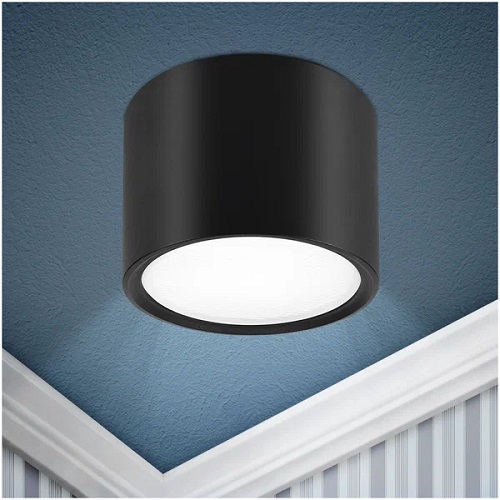 Светильник светодиодный накладной GX53 15Вт, IP54, 108*108*95мм серый "ЭРА"