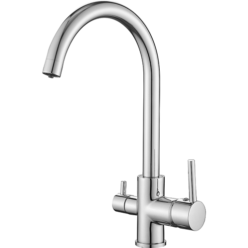 Смеситель "Belz" одноручк. для кухни "B76801", с подключением к фильтру, хром, с подводкой