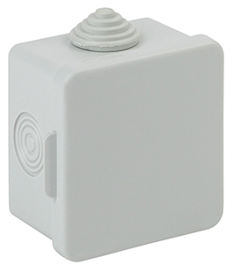 Коробка распределительная "Эра" для открытой проводки, 65*65*50мм, без гермовводов IP54 (150шт)