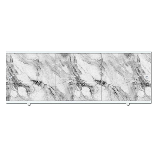 Экран для ванны "Серый мрамор",  1,48м