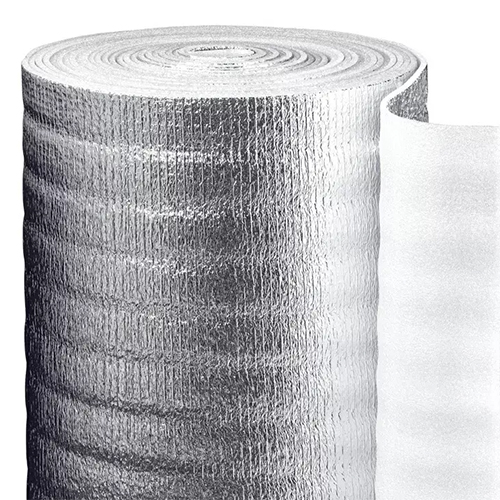 Теплоизоляция отражающая НПЭ с лавсаном самоклеящаяся 10мм, 1*25м