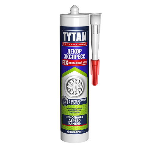 Жидкие гвозди "Tytan декор экспресс" белый, 310мл