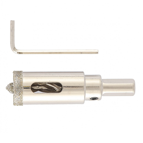 Коронка "МТХ" по стеклу и керамической плитке, 3-гранный хвостовик 18*67мм