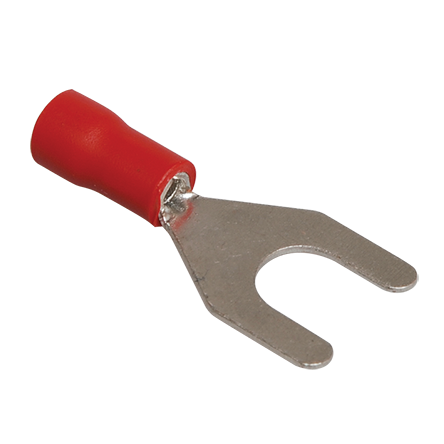 Наконечник НВИ1,25-5 вилка, сечение: 0,5-1,5мм2 "ИЭК" 100шт