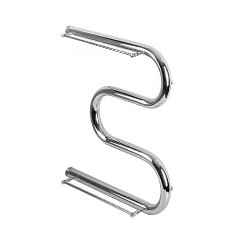 Полотенцесушитель М-образный "Aquattro" М 600*600мм нержавеющий, 1" с полочкой