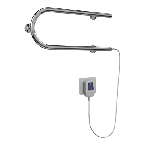 Электрический полотенцесушитель Royal Thermo ЭЛЕКТРО 25 П-образный, 30Вт, полиров. сталь, размер: 500*200мм