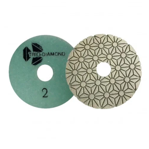 Алмазный гибкий шлифовальный круг 100мм, P200-400 Trio-Diamond