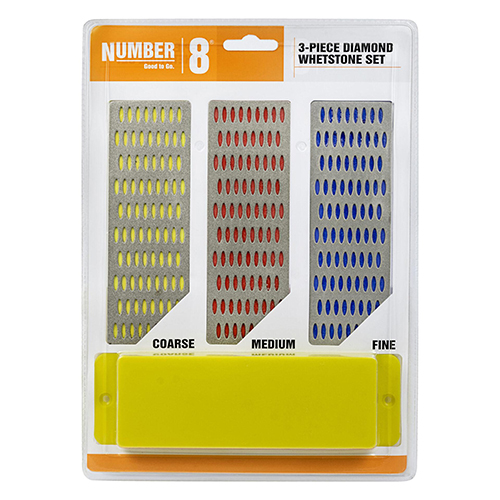 Брусок ручной алмазный заточный "DLT", крупнозернистый #200, #300, #400, 153*51*3,5мм, 3шт в упк