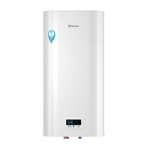 Водонагреватель Термекс IF 80V V (pro) Wi-Fi, нержавейка плоский 220В/2кВт, 1018*293*510. Анод -2, тэн - 2.