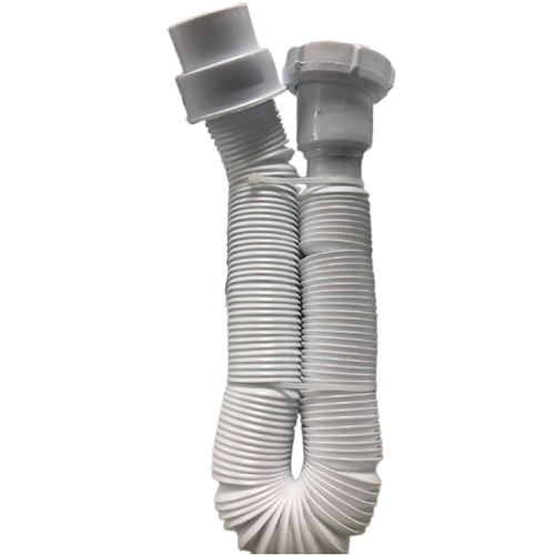 Труба гофрированная 1.1/2"*50, удлиненная 1200мм "Aquattro", AQT112