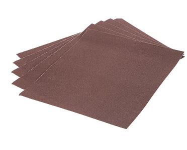 Шлифовальная шкурка Р80 на тканевой основе 230*280мм, 5шт