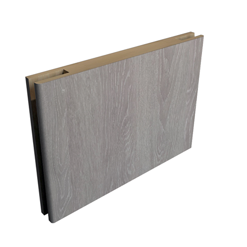 Доборная планка , 150*2070*10мм, телескопическая , ПВХ, "Дуб пепельный" Дубрава-Сибирь