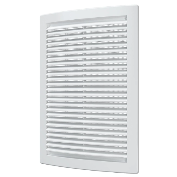 Решетка пластиковая вентиляционная 180*250, белая