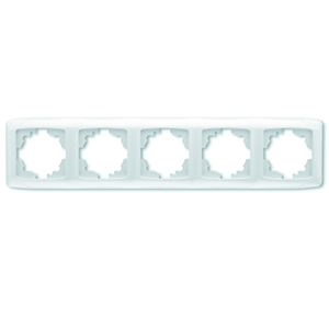 Рамка 5-ая, "Carmen Viko", белая, горизонтальная