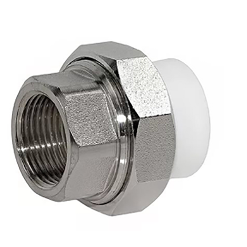 Муфта комбинированная "Aquattro" шестигранная с внутренней резьбой PPR RCF (F) 20*3/4в