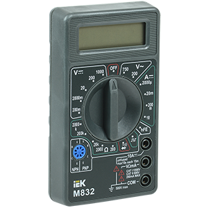 Мультиметр "Universal M832" цифровой "ИЭК"