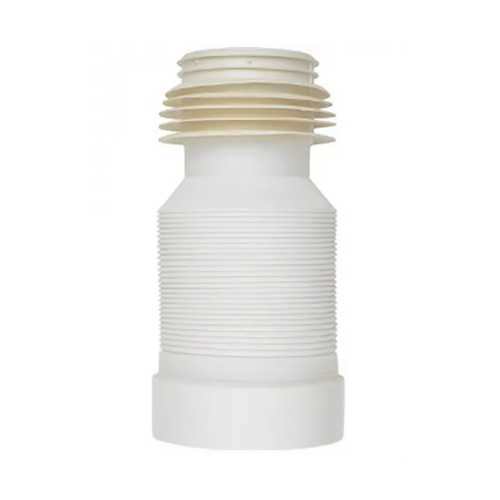 Слив для унитаза гофрированный с мягкой манжетой, 500мм, "Aquattro", AQGS500-AK