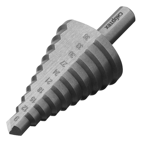 Сверло ступенчатое по металлу "Сибртех", 9-36мм