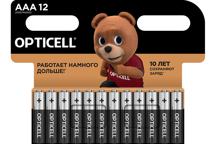 Эл.питания Opticell Basic LR03 (ААА) к-т 12шт  1/12