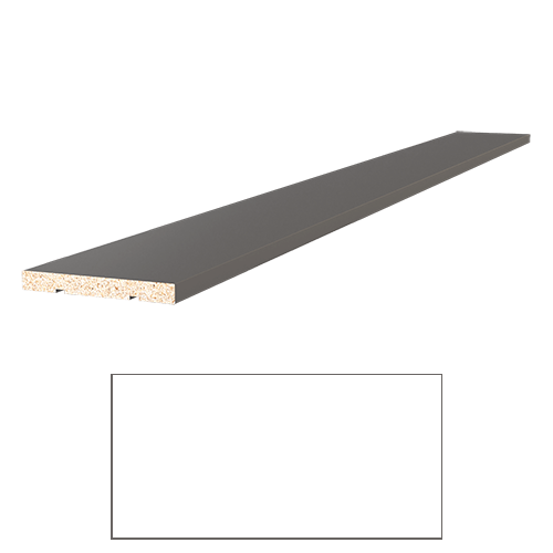 Наличник дверной плоский, 70*2150*8мм, , ламинатин, "Белое"Дубрава-Сибирь