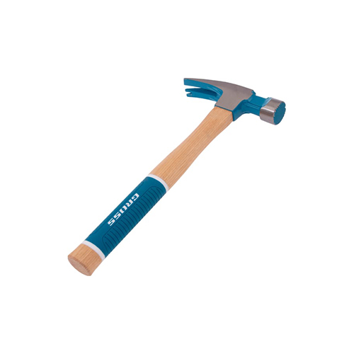 Молоток-гвоздодер "Gross" 680г, угол 75, магнит, обрезиненная рукоятка AMERICAN HICKORY